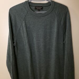 Banana Republic Merino Wool Dark Green Pullover